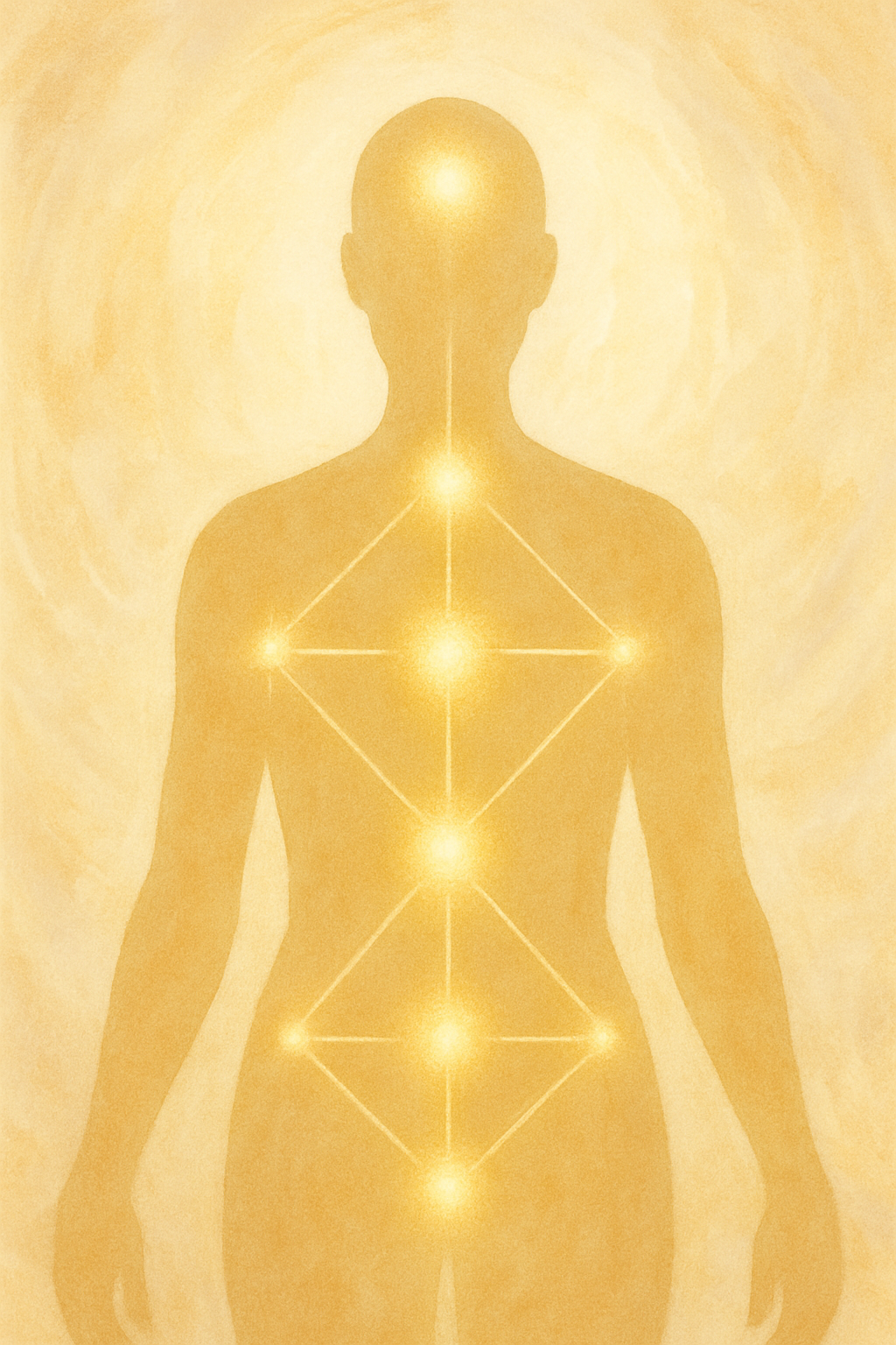 Abstrakte Human Design Darstellung